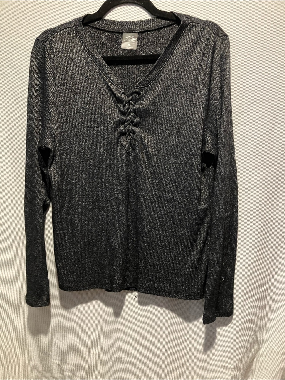 ZeroXposur Ribbed Knit Top - Black